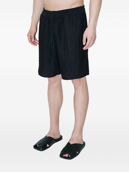 AirCloud Black Cotton Lounge Shorts SMOOTH AIRCLOUDBLACK TRUE TRIBE 
