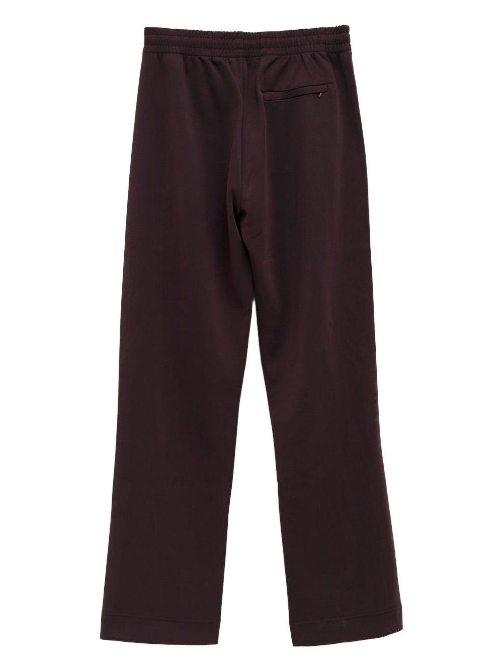 logo-patch track pants M-AW25-JTR-301-01 AUBERGINE CASABLANCA 