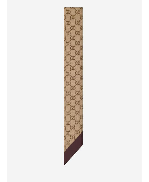 Printed silk chiffon ribbon 865307 3GAQS9965 GUCCI 