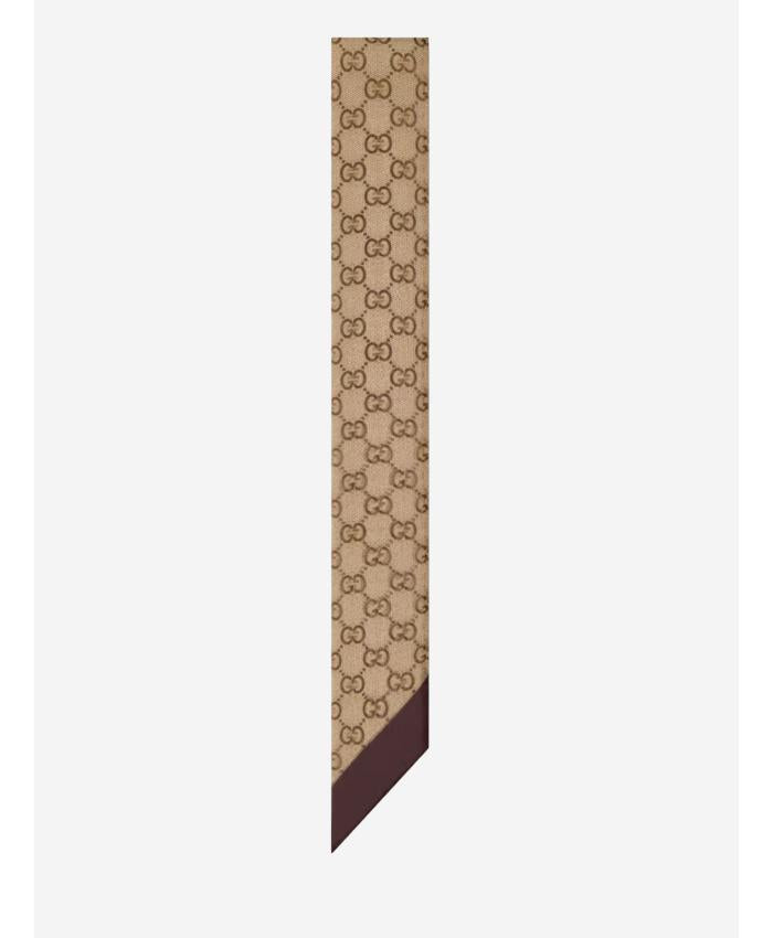 Printed silk chiffon ribbon 865307 3GAQS9965 GUCCI 