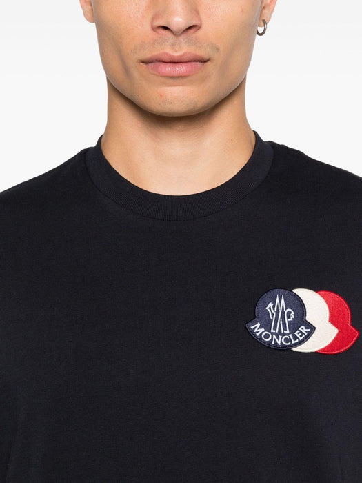 logo-patch short-sleeve T-shirt K20918C00056 89AUG778 MONCLER 