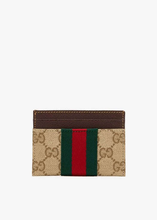 GG web card case 876043 FAF8R8547 GUCCI 