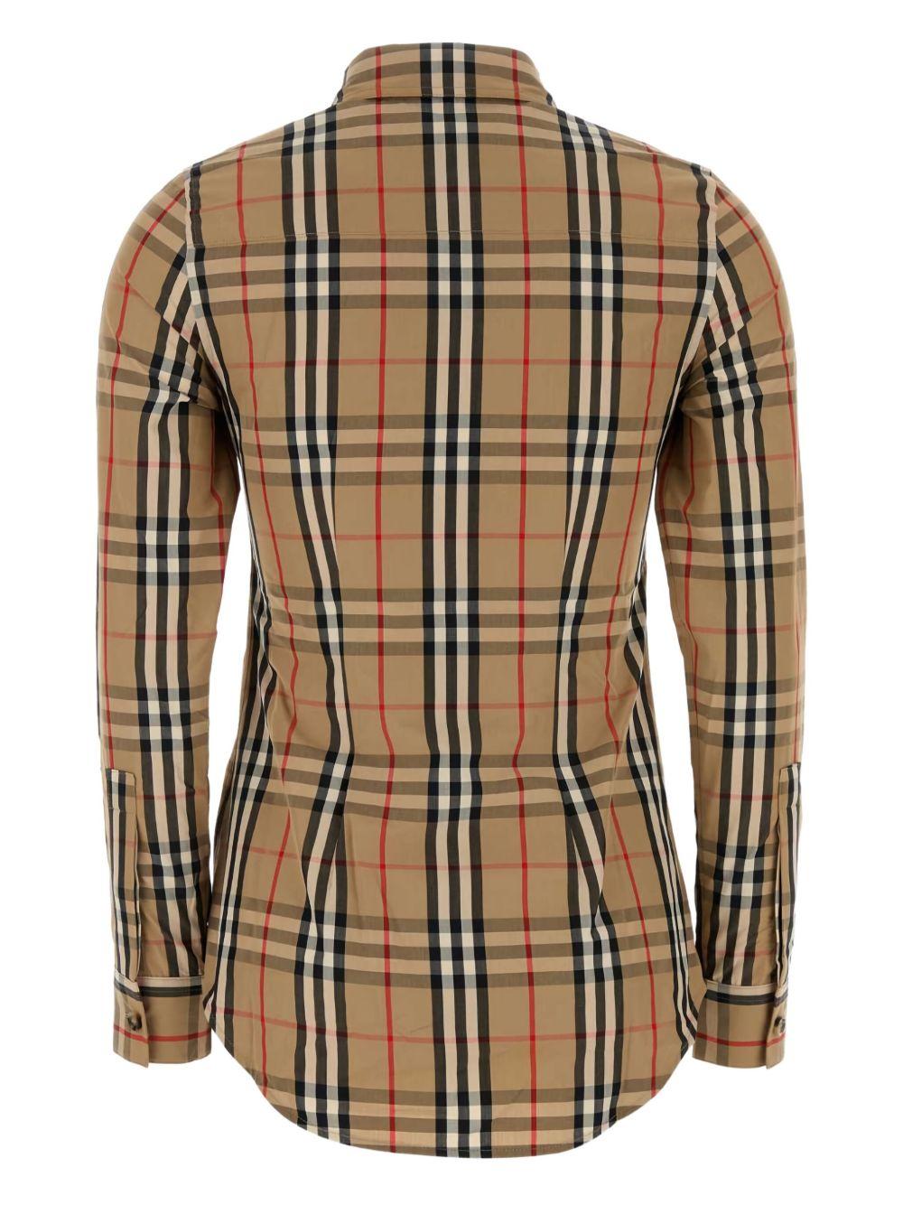 Lapwing checked shirt<BR/><BR/> 8111847 A7028 BURBERRY 