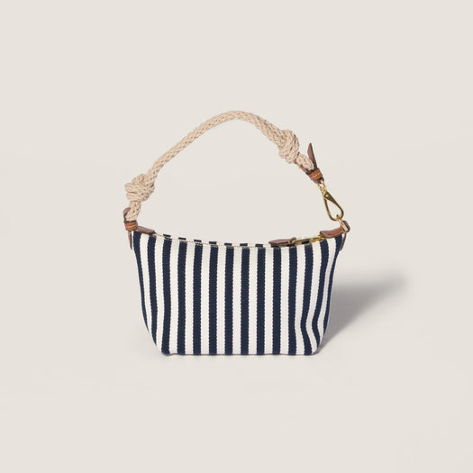 Cotton and leather pouch 5NE841 2I0GF0B9P MIU MIU 
