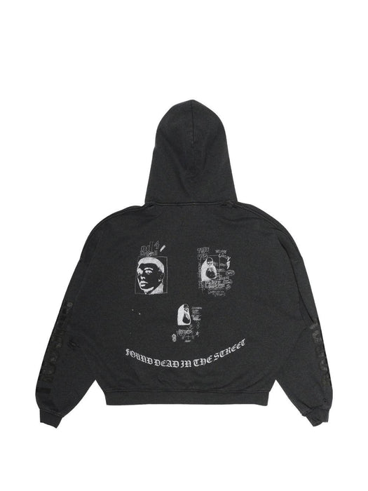 BOBBY DRISCOLL HOODIE 4U004Q1010VBK VINTAGE BLACK PALY HOLLYWOOD 