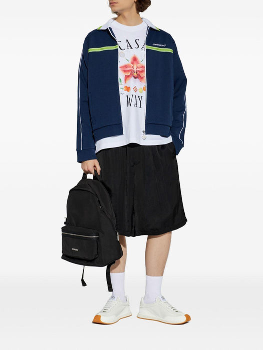 logo-detail sweatshirt M-SP26-JTP-391-01 NAVY CASABLANCA 