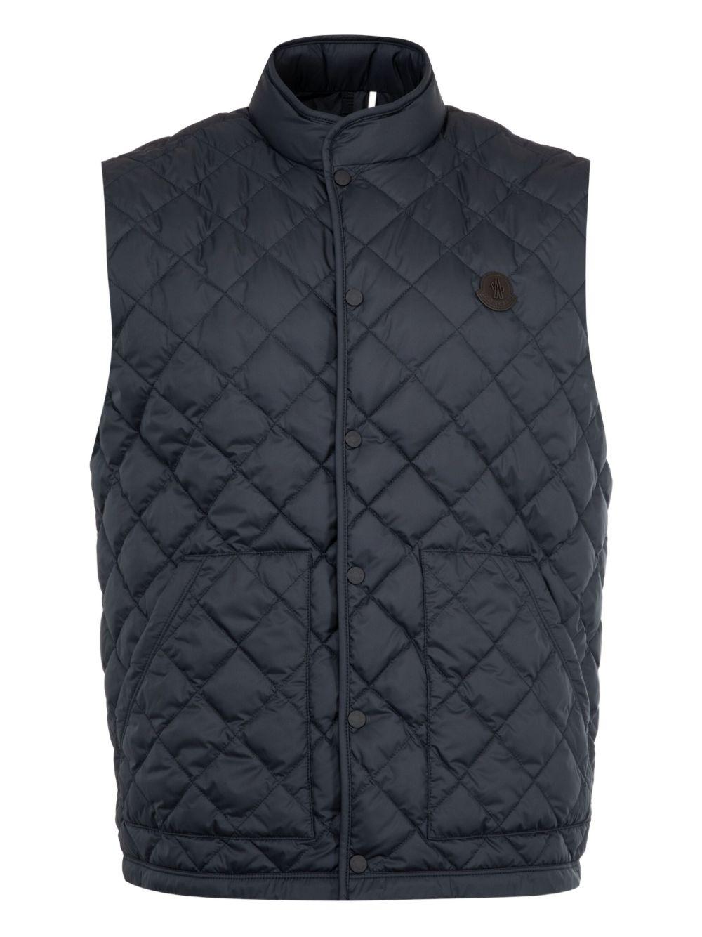 quilted button-fastening vest K20911A00117 597X2779 MONCLER 