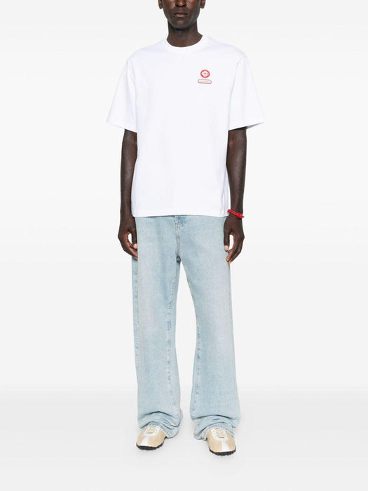 Logo Patch Short Sleeve T-Shirt M-AW25-JTS-044-04 CASABLANCA CASABLANCA 