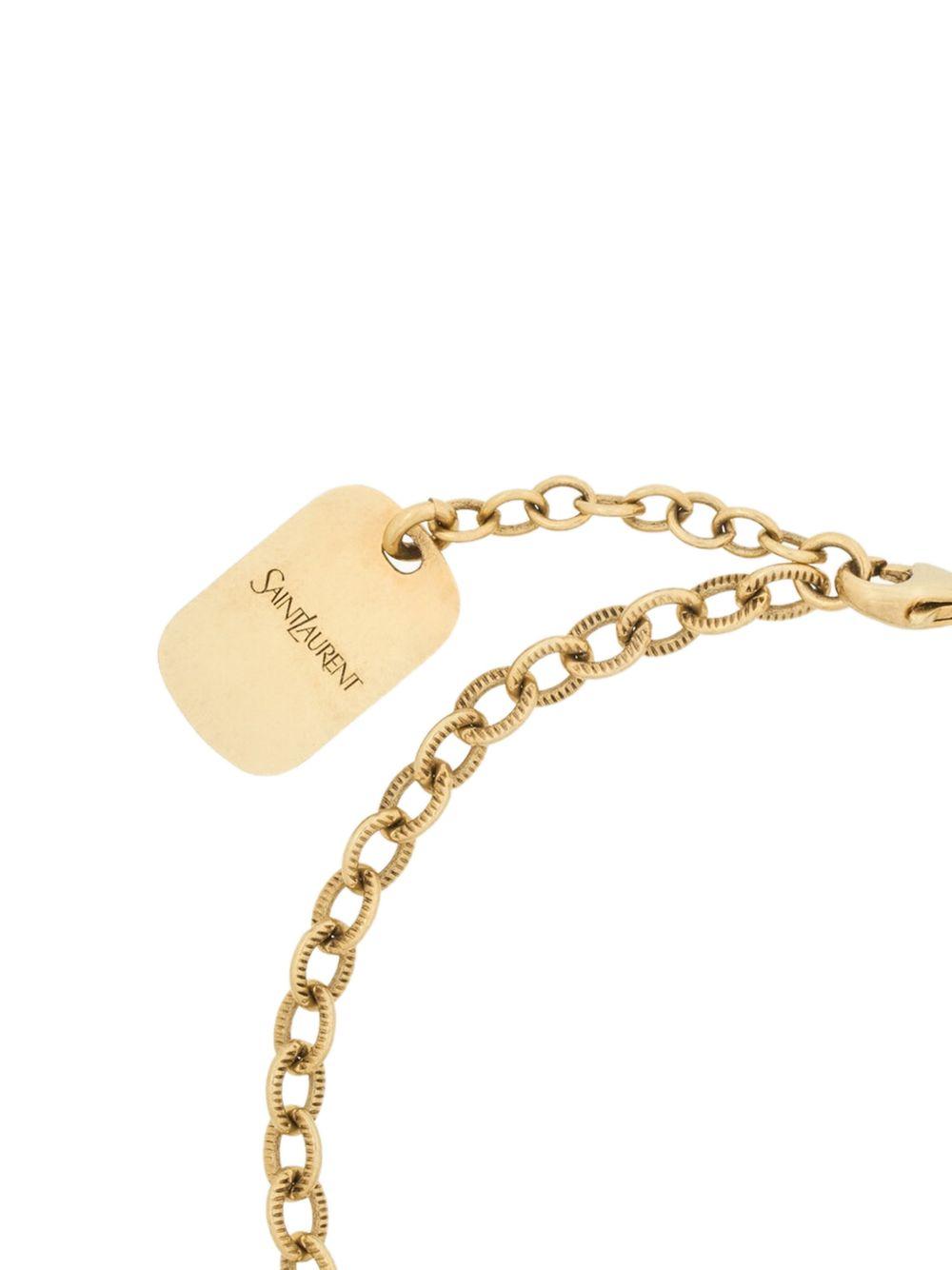tag-detail cable-chain bracelet 858859 Y15007005 SAINT LAURENT 