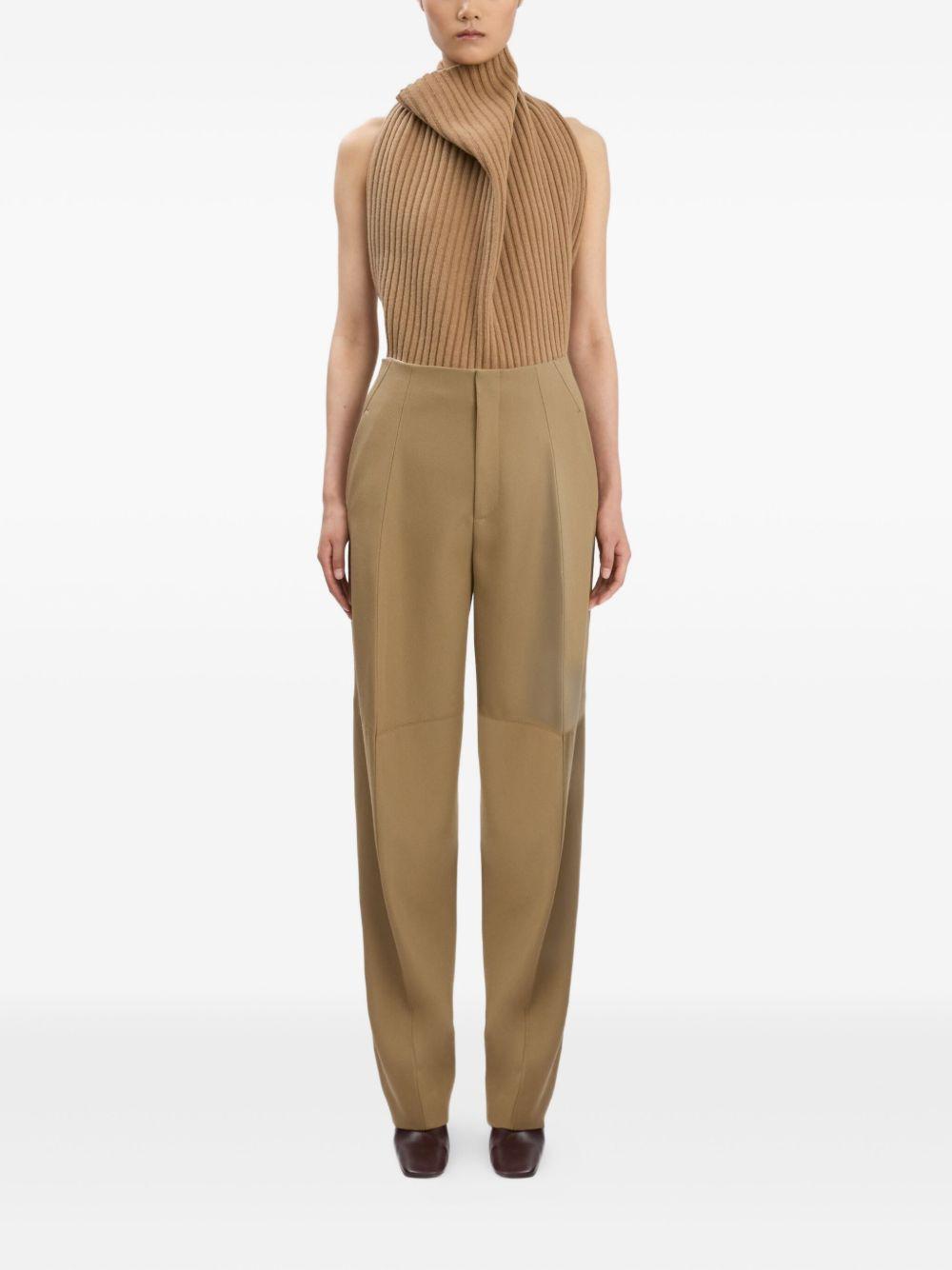 pleated panel trousers 1425WTR006632C 2529 VICTORIA BECKHAM 