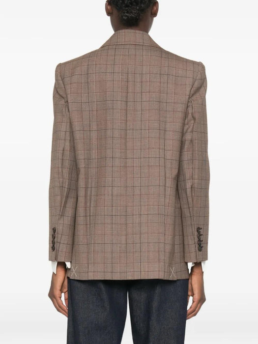 Double-breasted checked jacket CH26AVE78164 1 93C CHLOÉ 