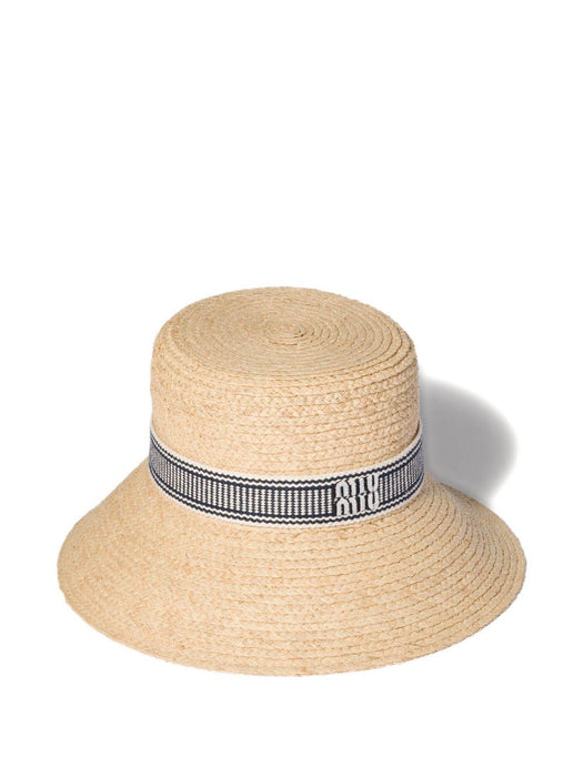 Raffia hat 5HC245 2IH4F075R MIU MIU 