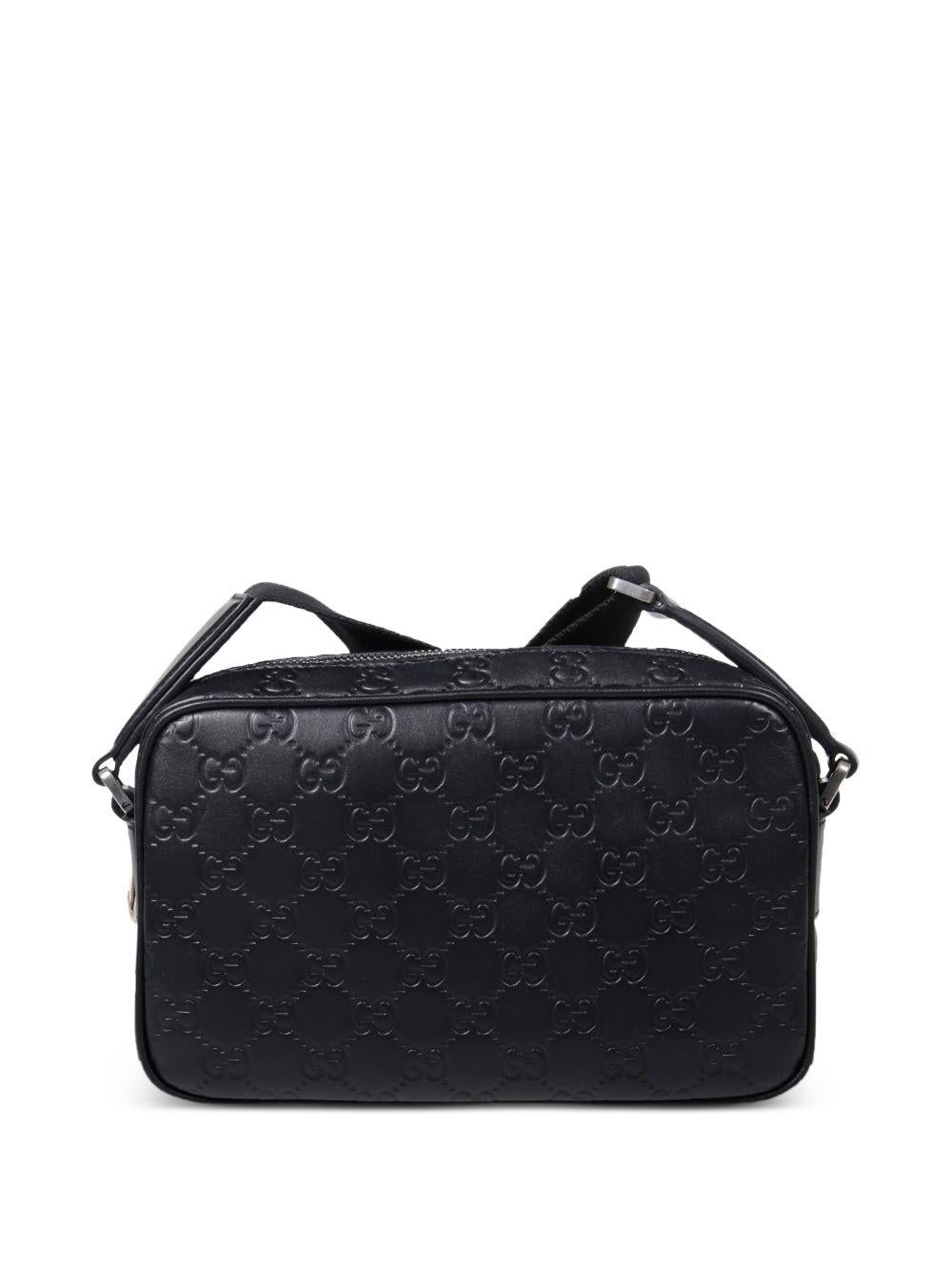 embossed messenger bag<BR/><BR/> 850242 AAFOM1053 GUCCI 