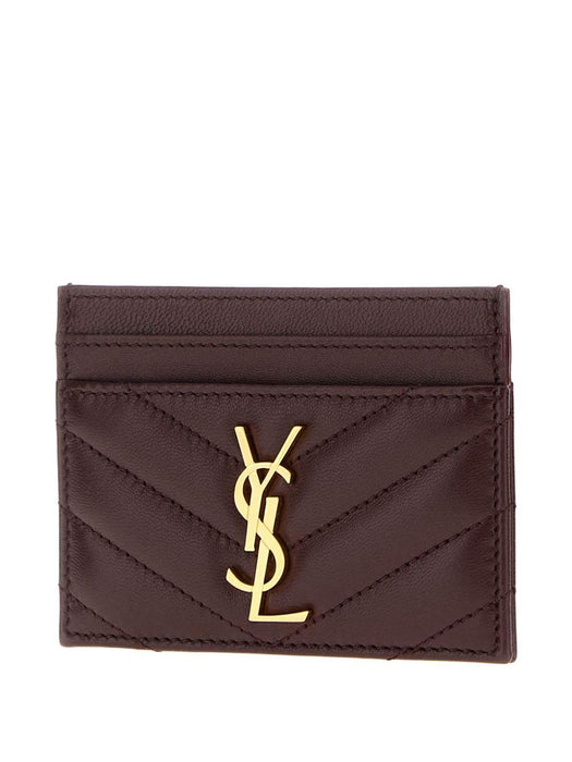 Cassandre-plaque cardholder 423291 AAA446195 SAINT LAURENT 
