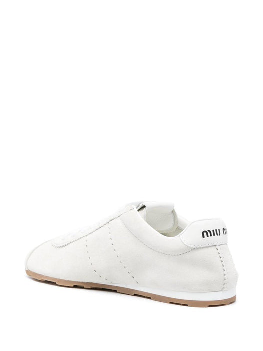 suede lace-up sneakers 5E114E F 005 054F0009 MIU MIU 