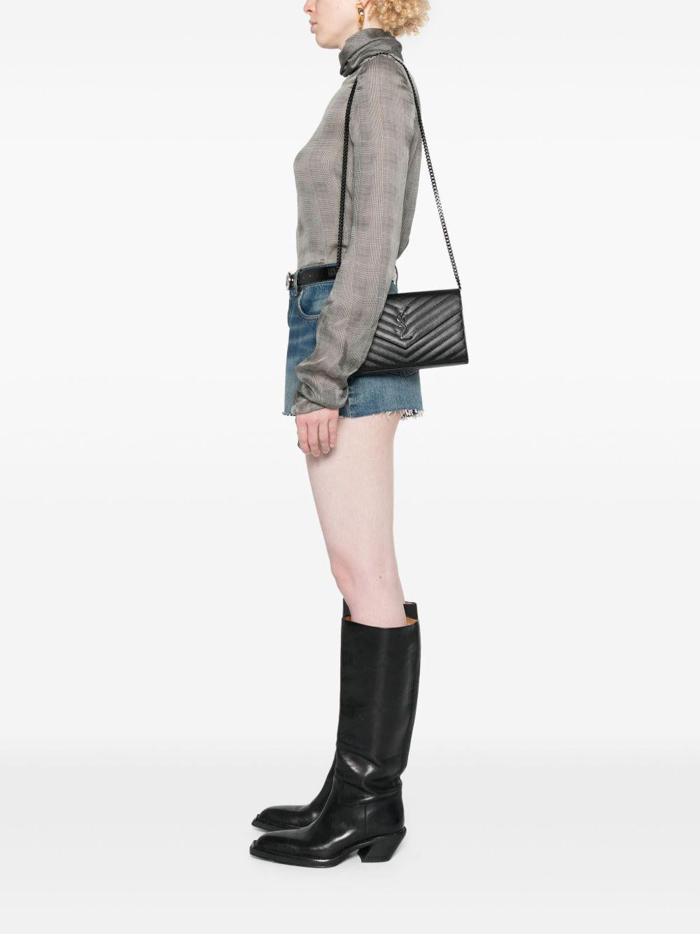 Classic Cassandre chain wallet 377828 BOW081000 SAINT LAURENT 