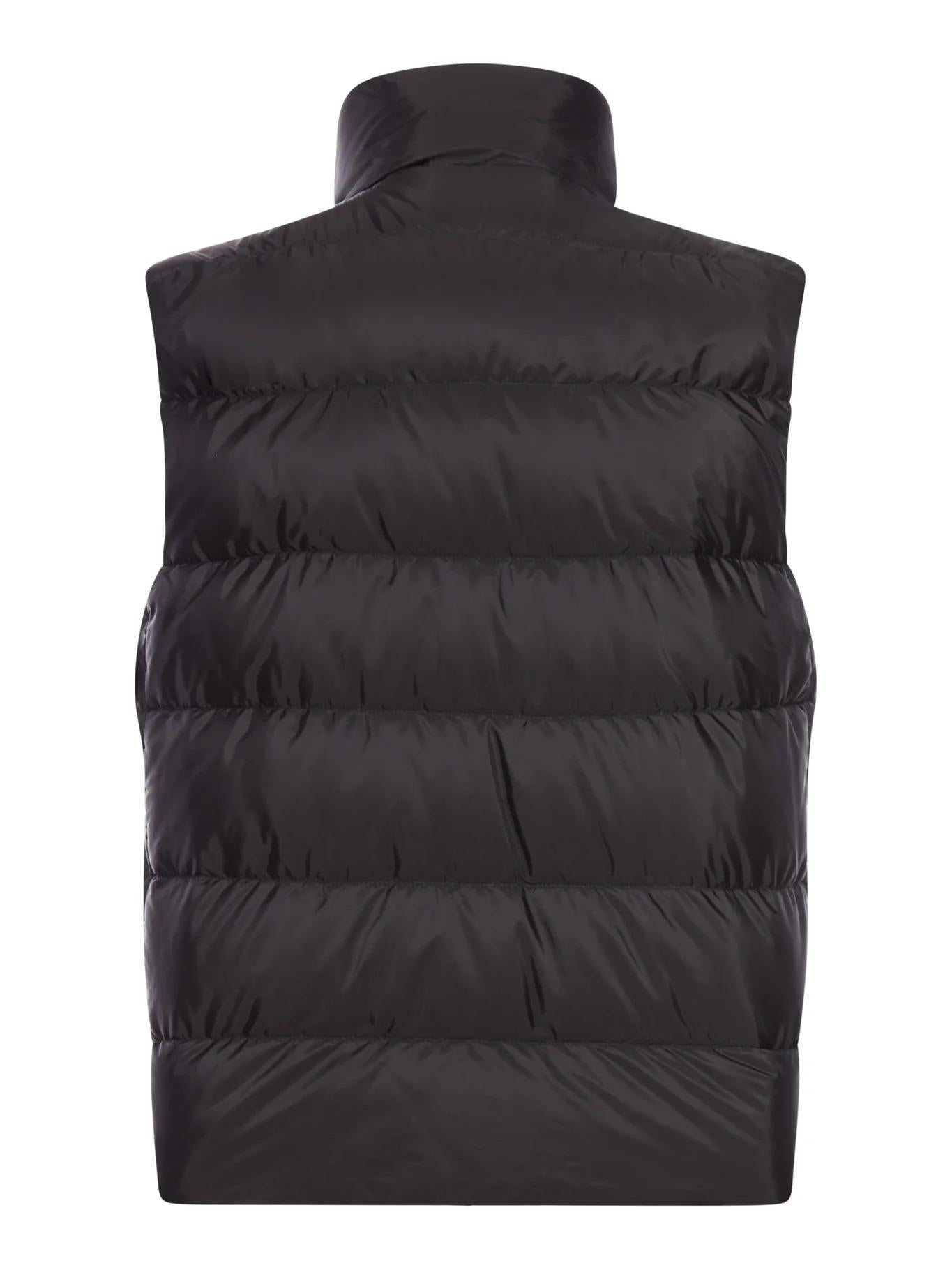 PADDED FEATHER JACKET IN RE-NYLON SGB033 S OOO 1WQ9F0002 PRADA 