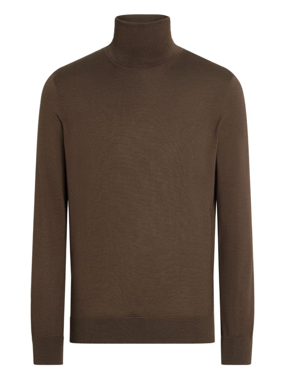 turtleneck cashmere-blend sweater UGJ00A2 120M96 ZEGNA 