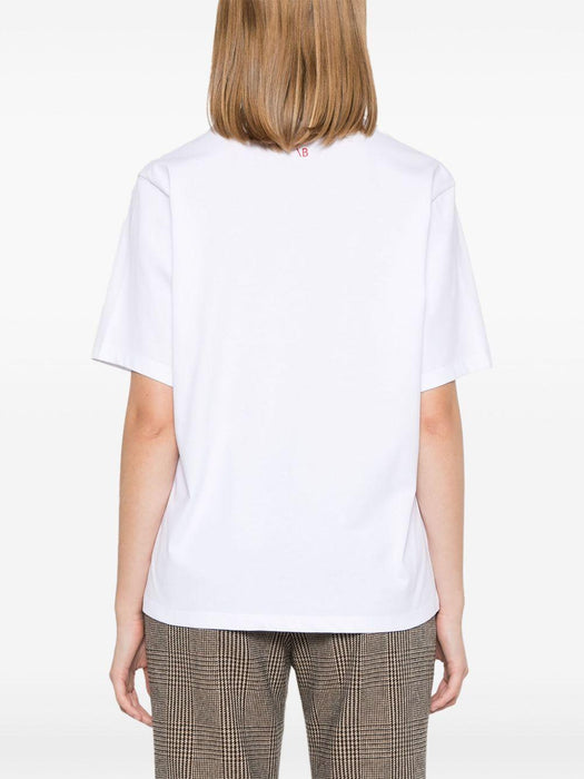 text-print T-shirt 1124JTS005732A 6 VICTORIA BECKHAM 