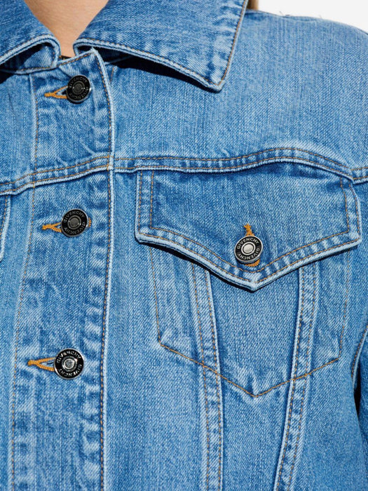 puffed-sleeve denim jacket BW00SK516F 420 GIVENCHY 