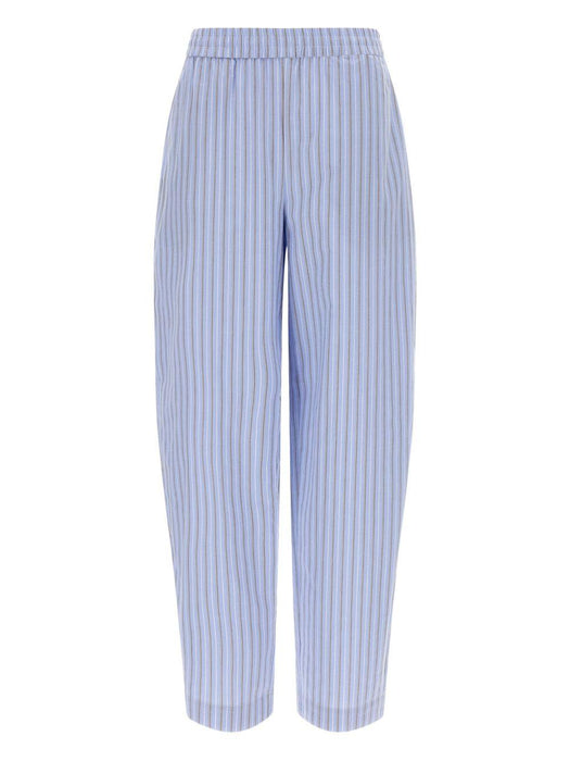 striped-pattern tapered trousers 1153643082 3082 ROTATE 