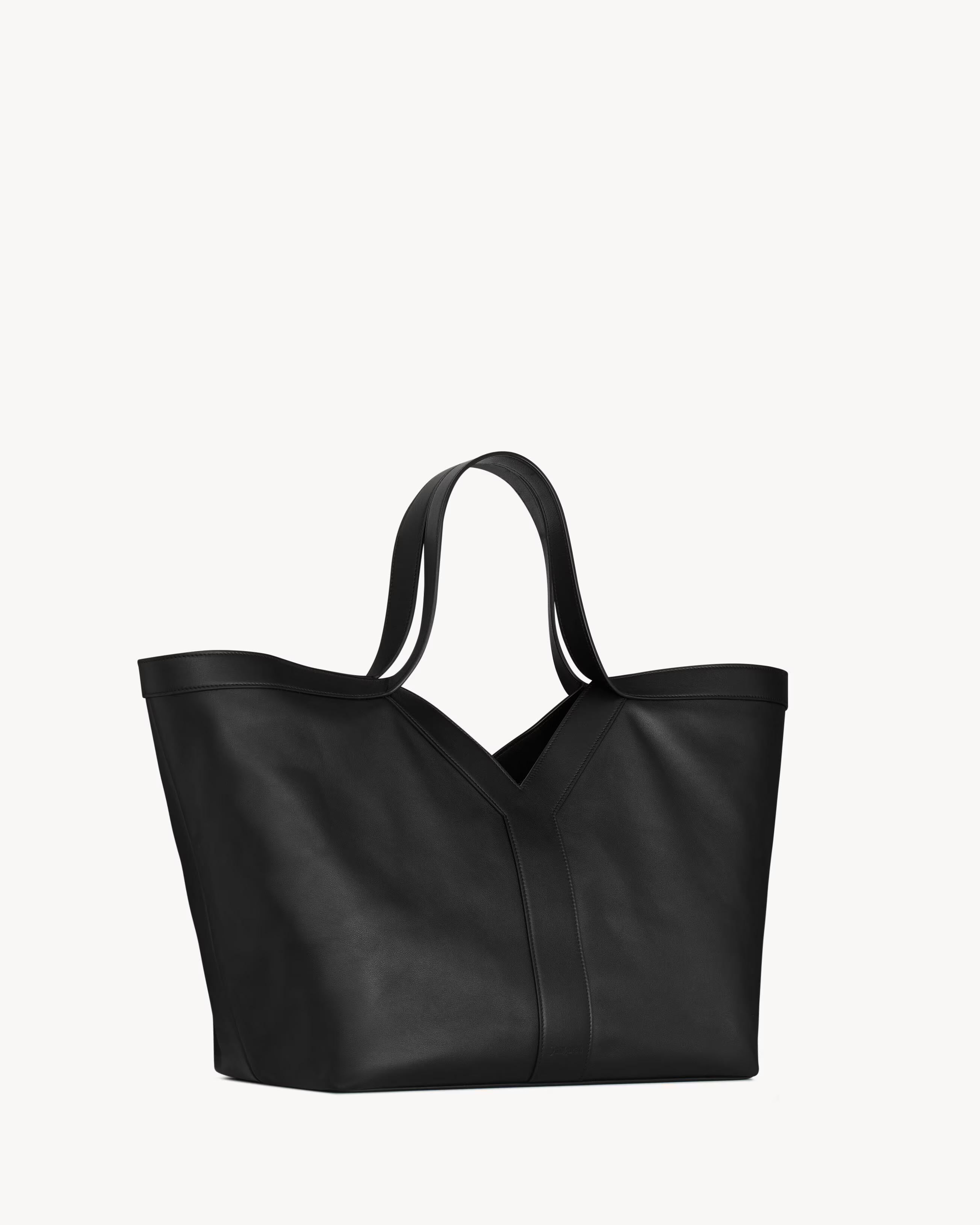 Y TOTE IN LEATHER 817602 AAEB31000 SAINT LAURENT 