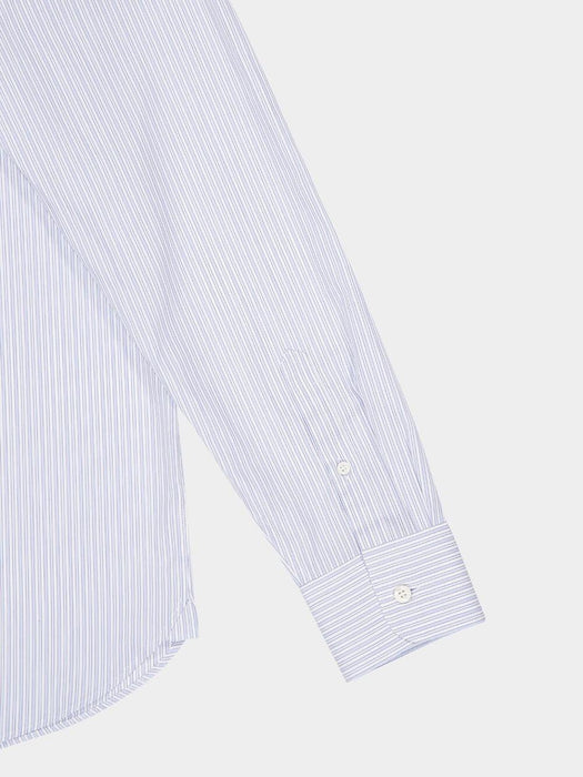 Sky Blue Cotton Shirt with Pearl Buttons UCN666 S OOO 189FF0X24 PRADA 