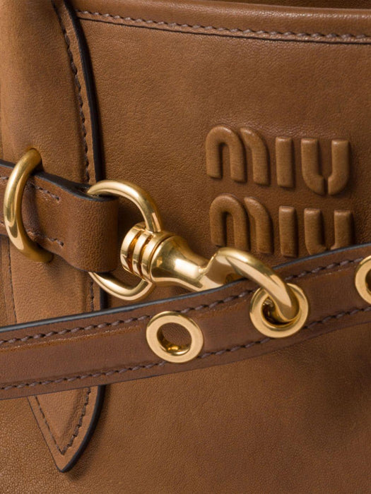 nappa-leather tote bag 5BG291 V OON 2BBLF0316 MIU MIU 