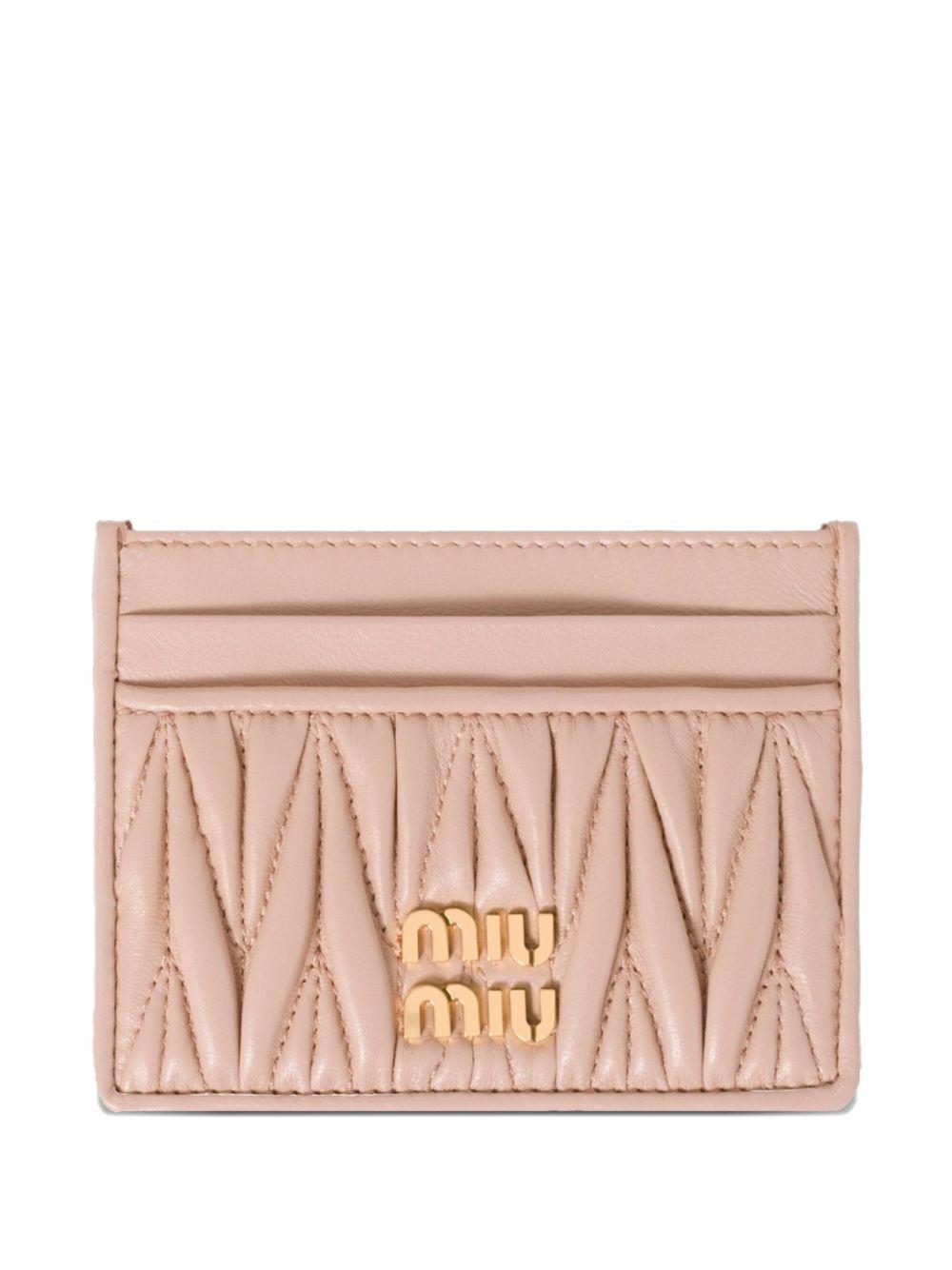matelassé leather cardholder 5MC076 AFPPF0236 MIU MIU 