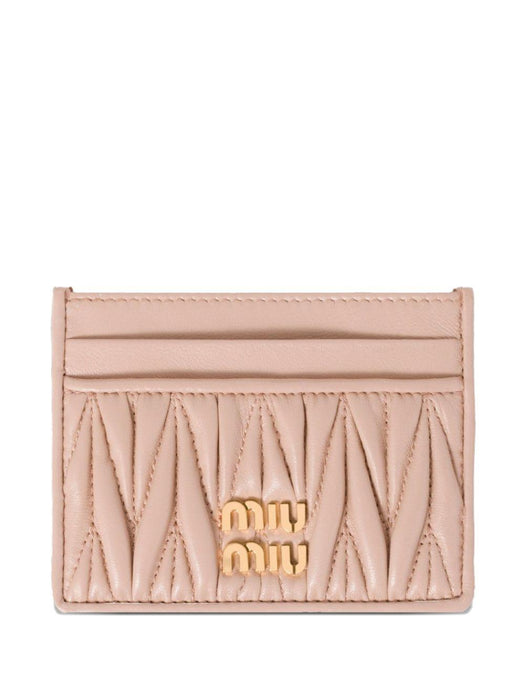 matelassé leather cardholder 5MC076 AFPPF0236 MIU MIU 