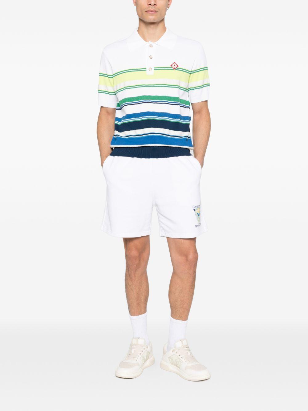striped polo shirt M-SP26-KW-1361-01 GRADIENT STRIPE CASABLANCA 