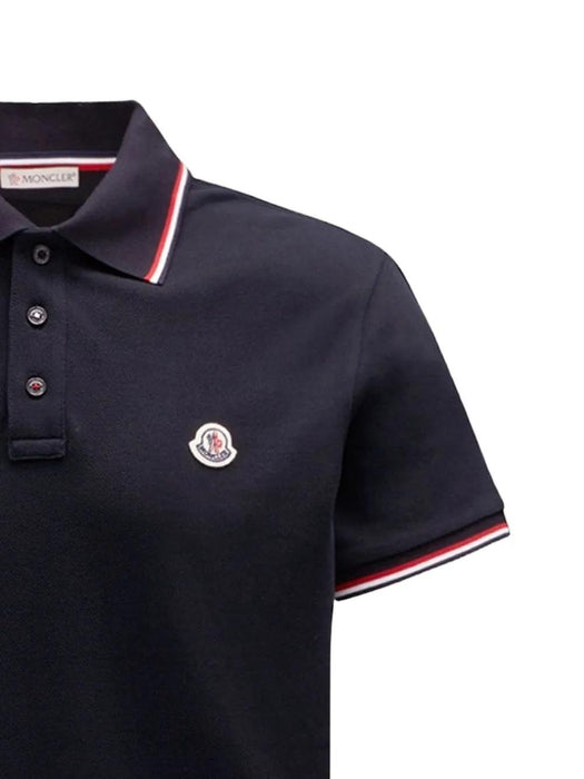 Striped Collar Polo Shirt L1-091-8A703-00-84556 77X MONCLER 