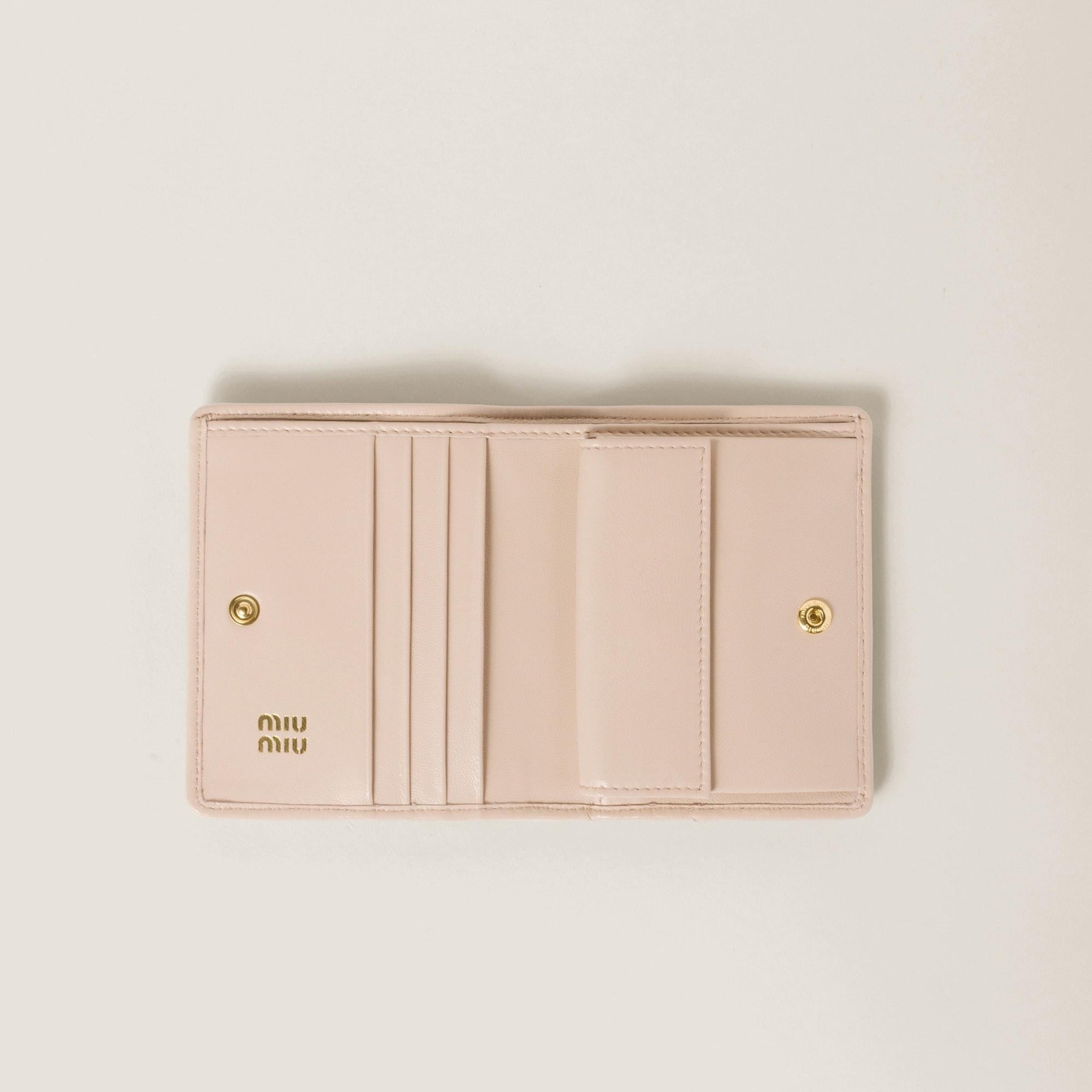 Small matelassé wallet 5MV204 AFPPF0236 MIU MIU 