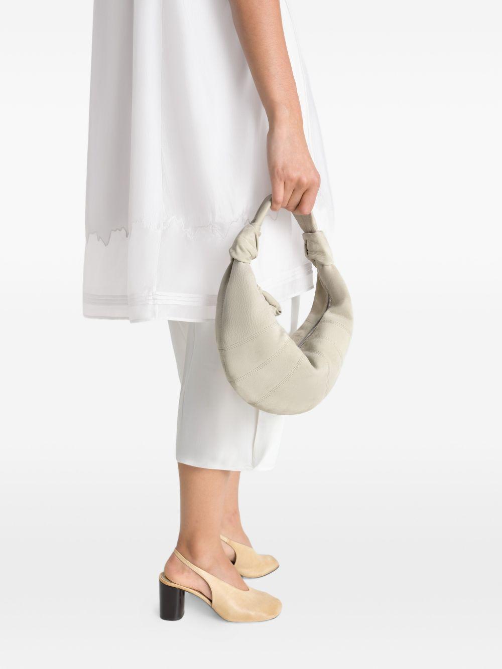 mini Fortune Croissant topstitched tote bag BG0125 LL0189GR012 LEMAIRE 