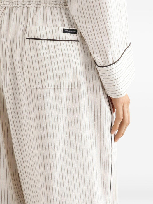 striped fabric vanity trousers GP1N9T FBMF1S8051 DOLCE & GABBANA 