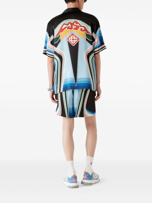 Graphic Mountain graphic-print shirt MPF25-SH-003-06 GRAPHIC MOUNTAIN CASABLANCA 