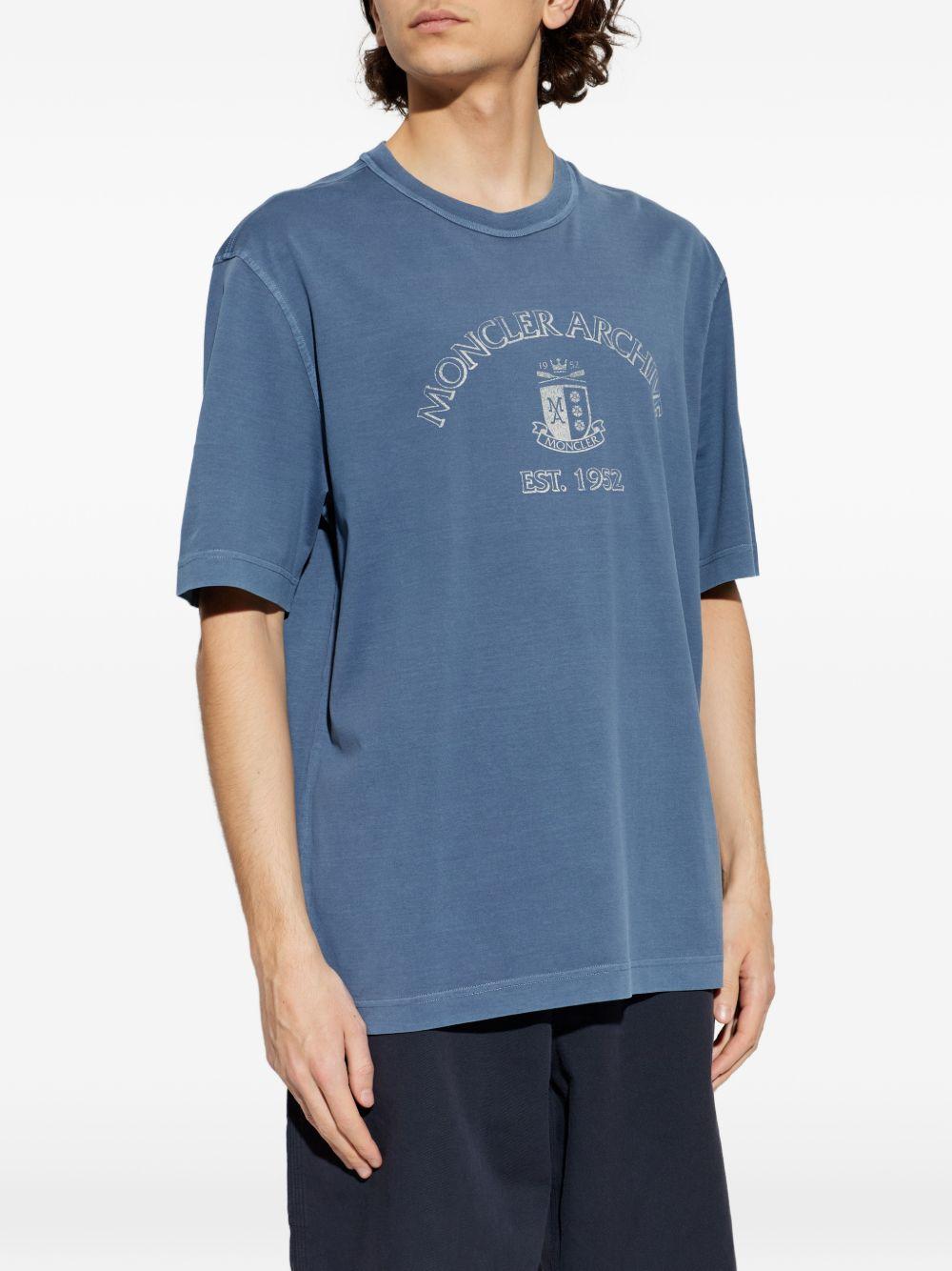 printed T-shirt L10918C00013 89BAL76G MONCLER 