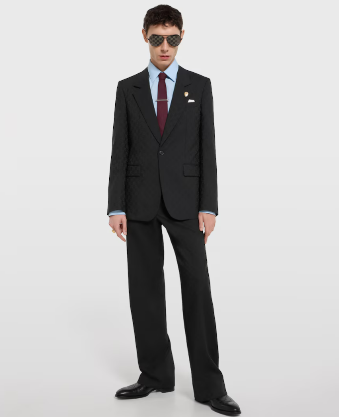 Single-breasted GG wool jacket 864110 ZAUP11000 GUCCI 