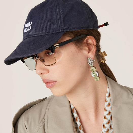 Denim baseball cap 5HC369 2CR1F059F MIU MIU 