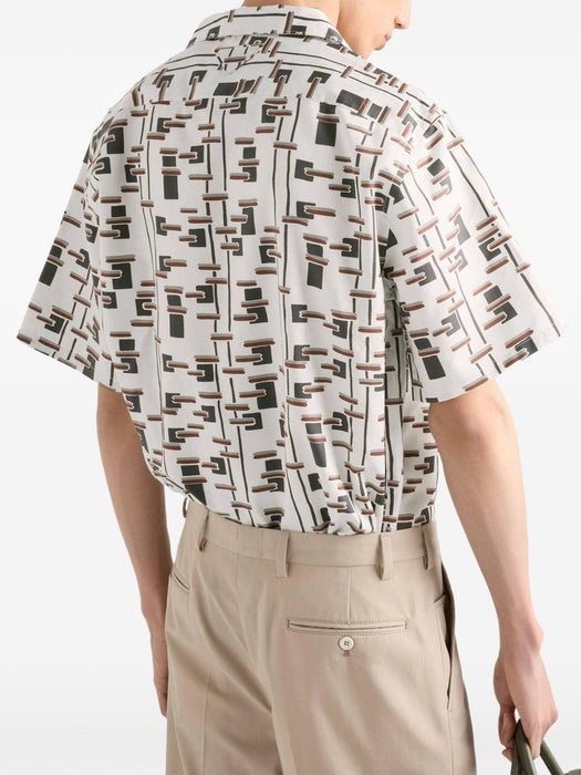 patterned shirt UCS414 S UMO 19GWF0S8V PRADA 