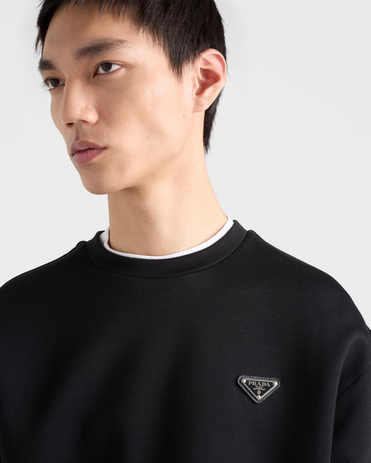 Technical cotton sweatshirt UJL90B SWMO 11OQF0002 PRADA 
