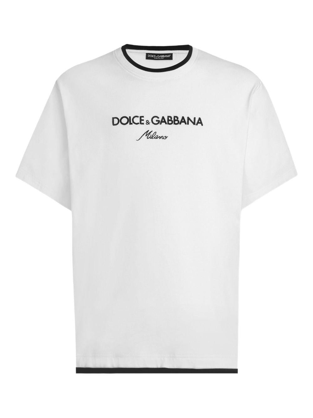 logo T-shirt G8ST6Z G7PCGW0800 DOLCE & GABBANA 