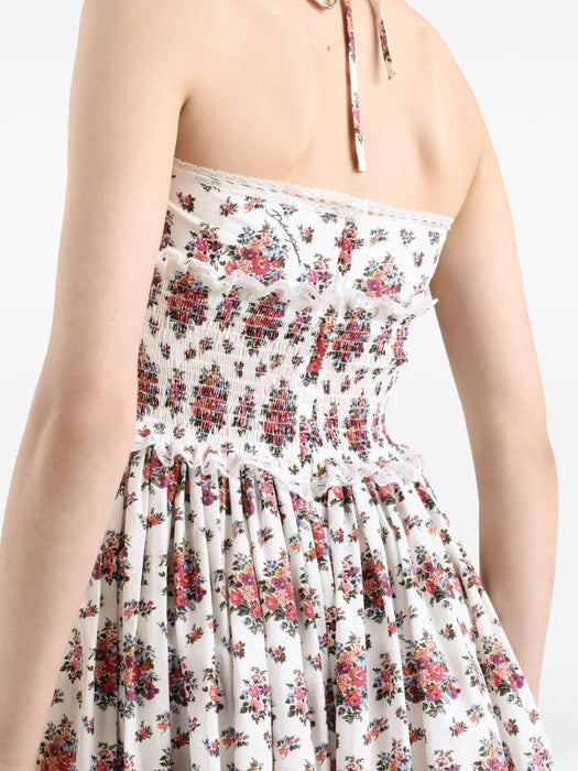 floral halterneck mini dress F60F8T HS5UAHA5XK DOLCE & GABBANA 