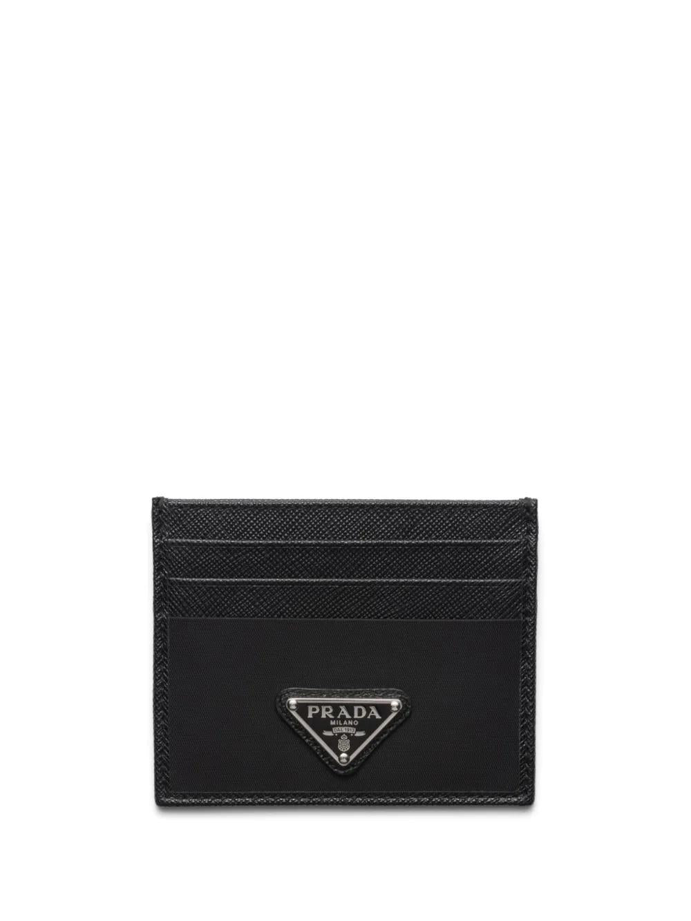 Triangle-logo Leather Wallet 2MC025 2DMHF0002 PRADA 