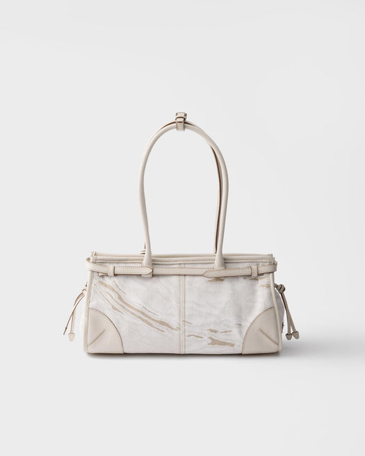 Bonnie medium printed linen handbag 1BA426 V OTM V OTM 2FPTF0009 PRADA 