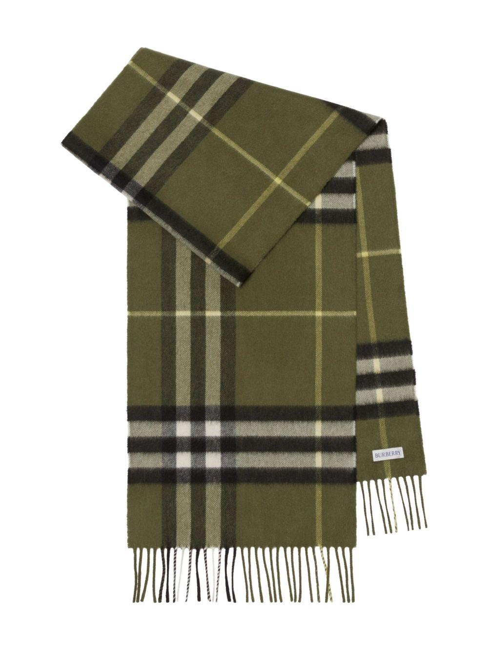 checked cashmere scarf 8112646 C3265 BURBERRY 