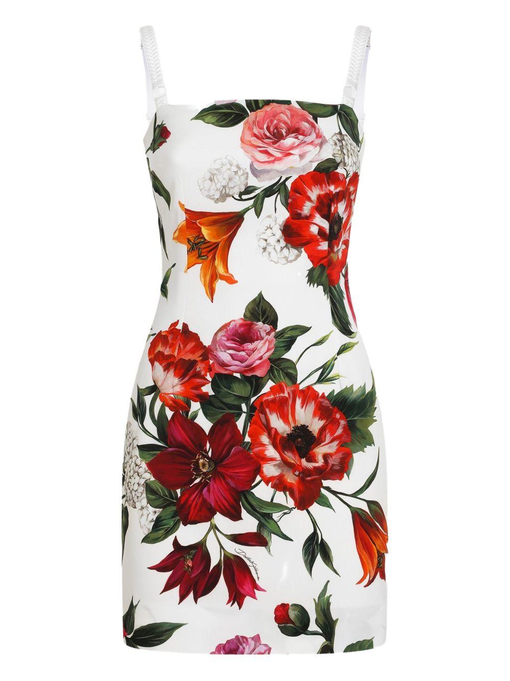 silk mini dress F6TVVT FSA7VHA5PB DOLCE & GABBANA 
