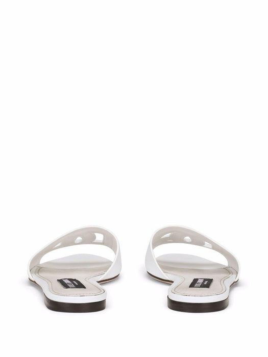 DG Logo leather sandals CQ0436 AY32980001 DOLCE & GABBANA 