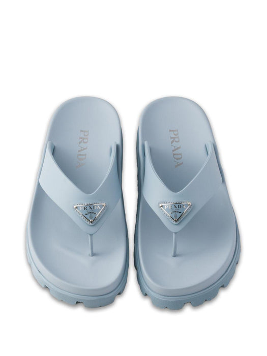 triangle flat sandals 1Y420N F 020 3LKKF0012 PRADA 