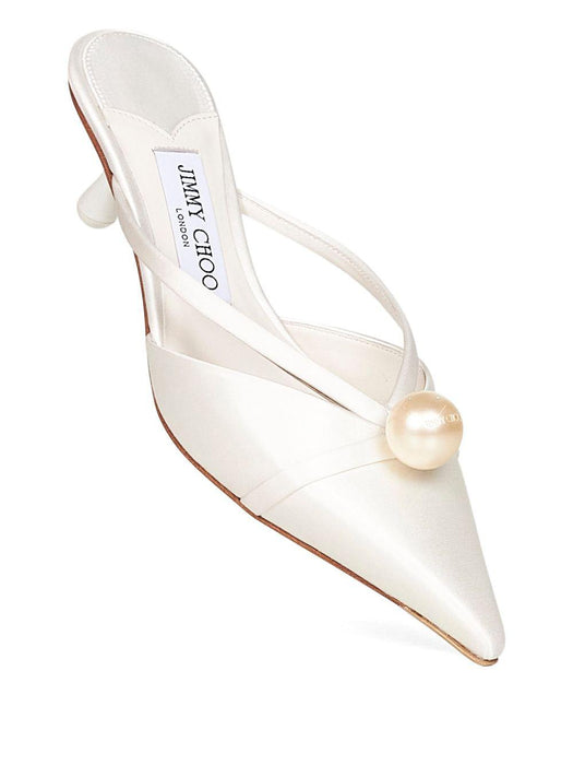 50mm pearl-embellished pointed-toe mules SANA MULE 50 AOD IVORY/WHITE JIMMY CHOO 